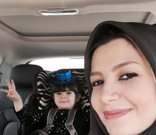 عکس بچه خاله شادونه و همسرش