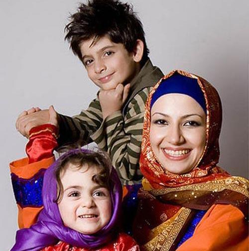 عکس خاله شادونه با دخترش و همسرش