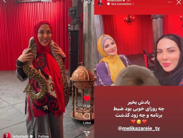 عکس خاله شادونه با همسرش