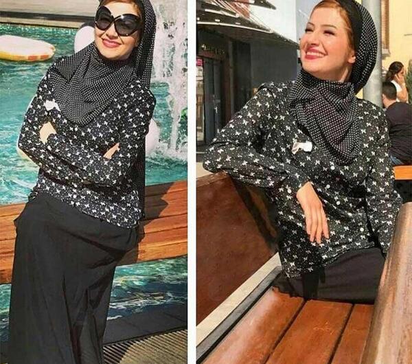عکس بی حجابی خاله شادونه