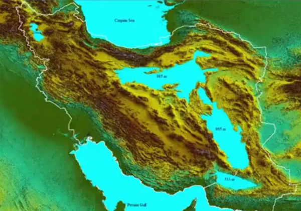 عکس خلیج فارس و دریای عمان
