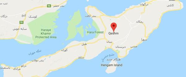عکس خلیج فارس روی نقشه