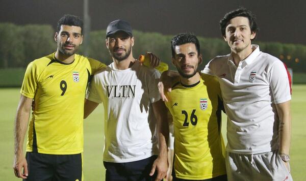 عکس شجاع خلیل زاده در تیم ملی