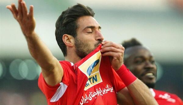 عکس شجاع خلیل زاده در پرسپولیس