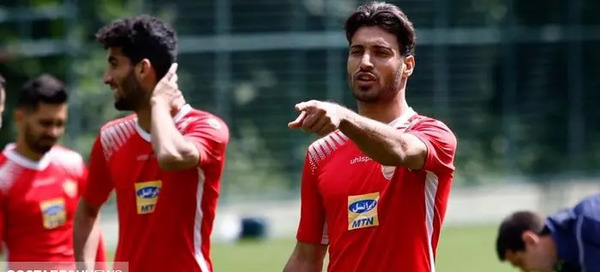 عکس شجاع خلیل زاده در پرسپولیس