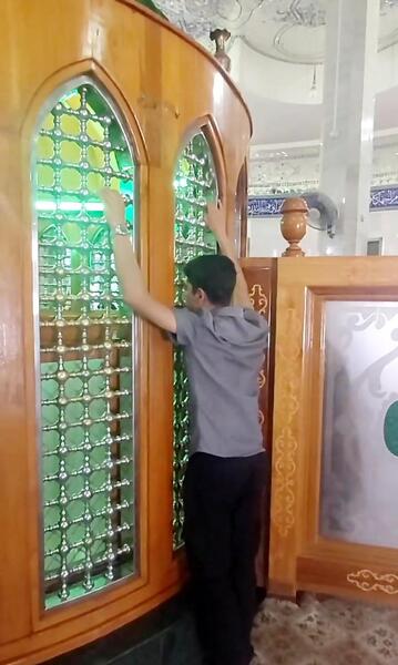 عکس امام حسین مسجد حنانه