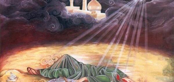عکس سر امام حسین مسجد حنانه