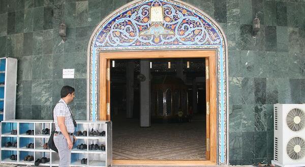 عکس سر امام حسین مسجد حنانه
