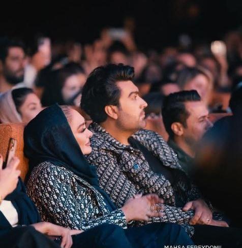 عکس الهام حمیدی و همسر و فرزندانش