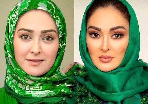 عکس الهام حمیدی و بچه هاش