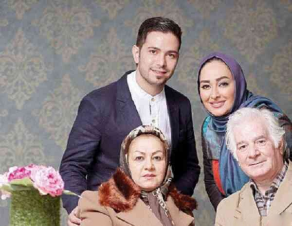 عکس الهام حمیدی و بچه هاش