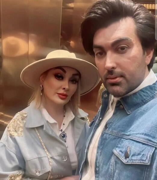 عکس همسر و فرزند الهام حمیدی