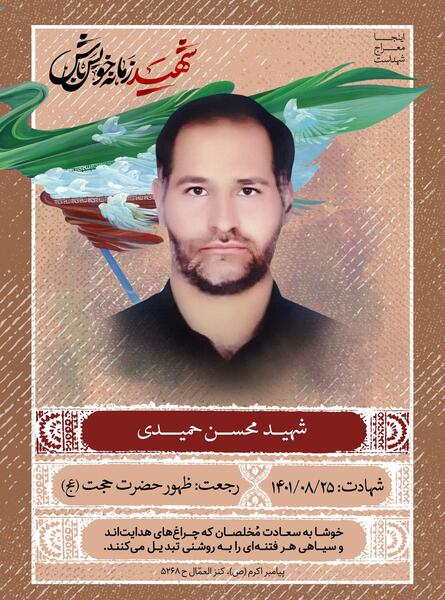 عکس شهید محسن حمیدی