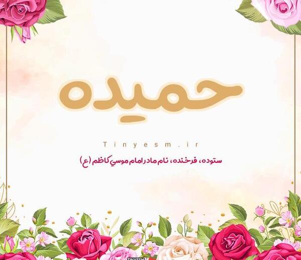 عکس معنی اسم حمیده
