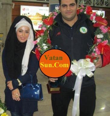 عکس حامد مدرس و همسرش