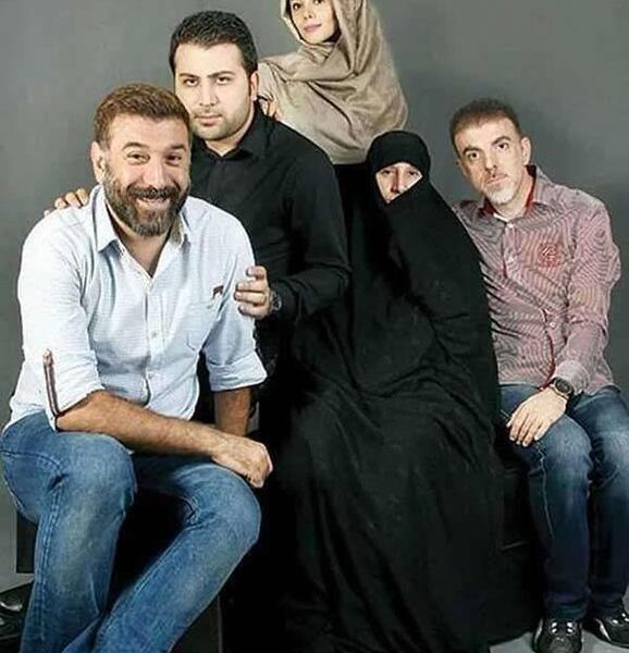 عکس حامد طاها و همسرش