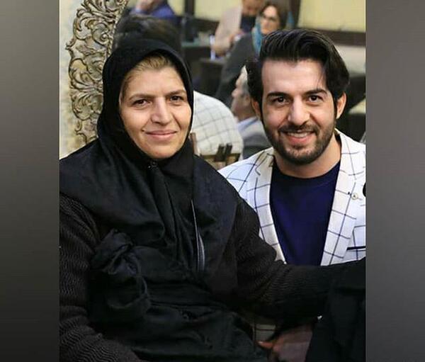 عکس حامد طاها و همسرش