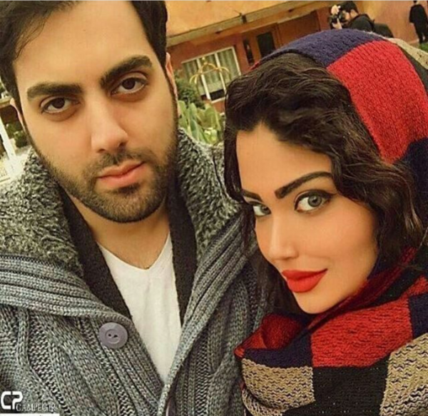 عکس جدید حامد زمانی و همسرش