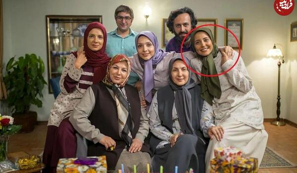 عکس زن حامد در سریال لحظه گرگ و میش