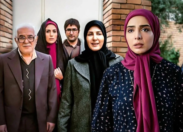 عکس زن حامد در سریال لحظه گرگ و میش