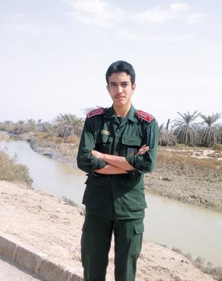 عکس شهید حامد جوانی مدافع حرم
