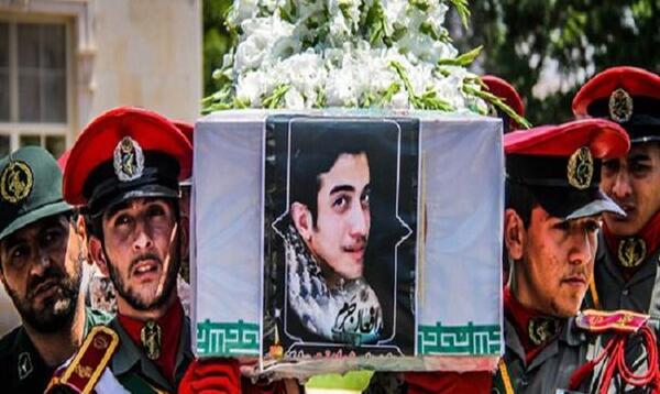 عکس شهید حامد جوانی مدافع حرم