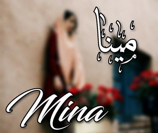 عکس اسم مینا به انگلیسی