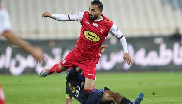 عکس حامد پاکدل در پرسپولیس