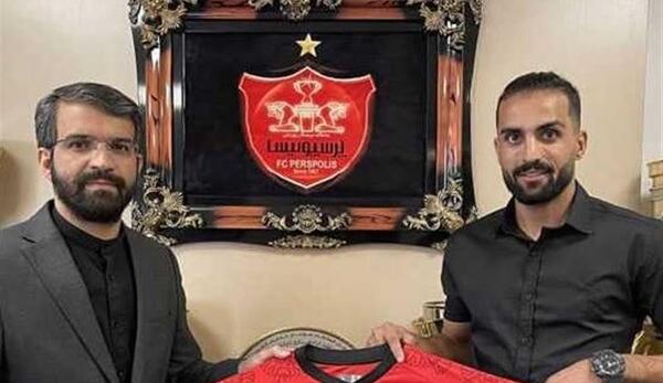 عکس حامد پاکدل در پرسپولیس