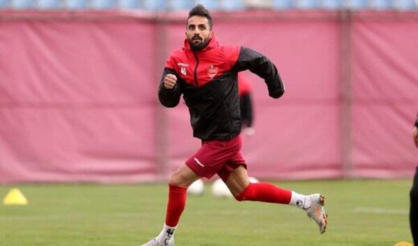 عکس حامد پاکدل در پرسپولیس
