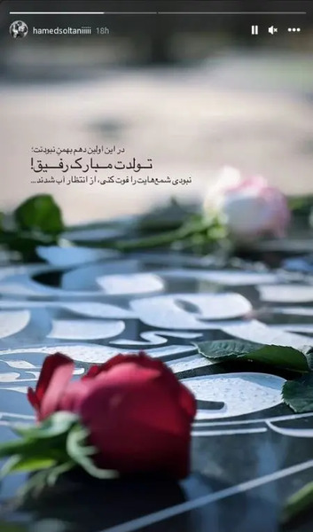 عکس حامد امجدی و همسرش