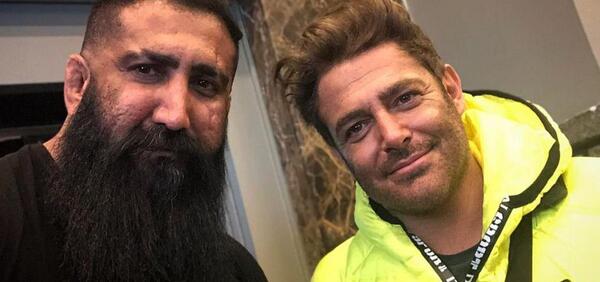 عکس حامد تبریزی و مهدی امینی