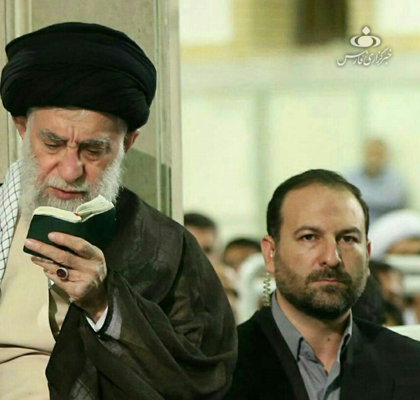 عکس حسن اکبری محافظ رهبر