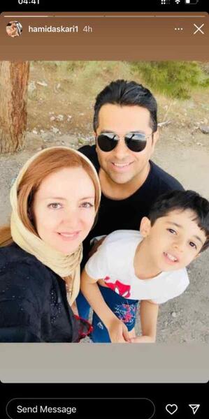 عکس جدید حمید عسکری و همسرش