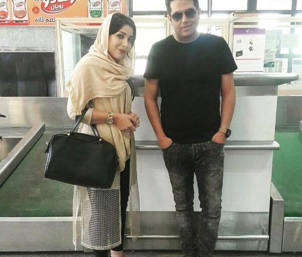 عکس جدید حمید عسکری و همسرش