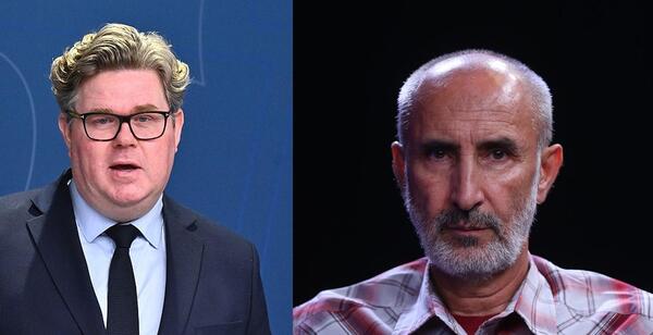 عکس حمید نوری در دادگاه سوئد