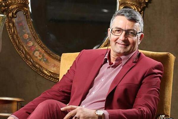 عکس حمید ماهی صفت و مادرش