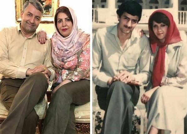 عکس حمید ماهی صفت و مادرش