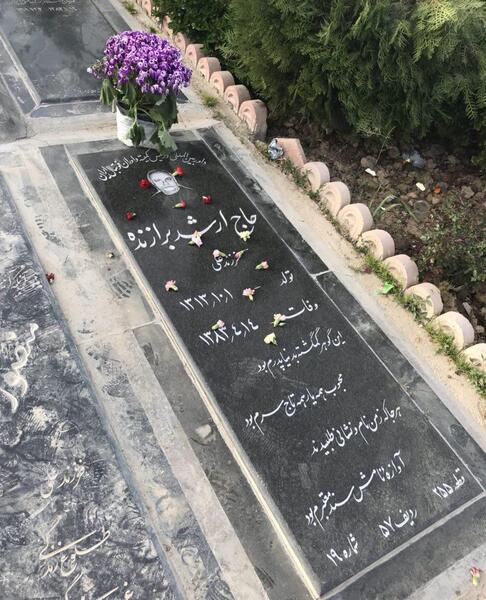 عکس قبر حمید حمیدی