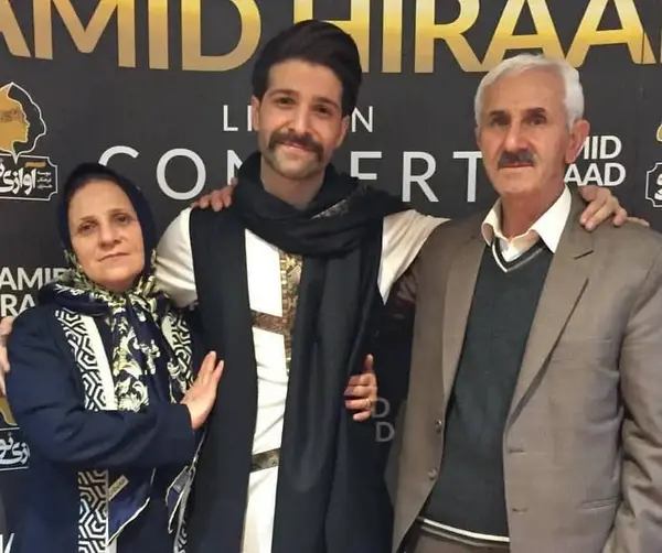 عکس حمید هیراد و همسرش
