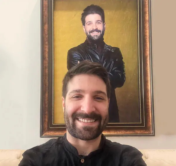 عکس حمید هیراد و همسرش