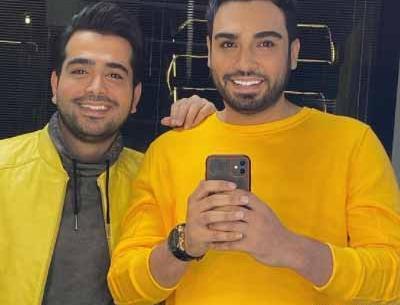 عکس حمید هیراد و سینا درخشنده