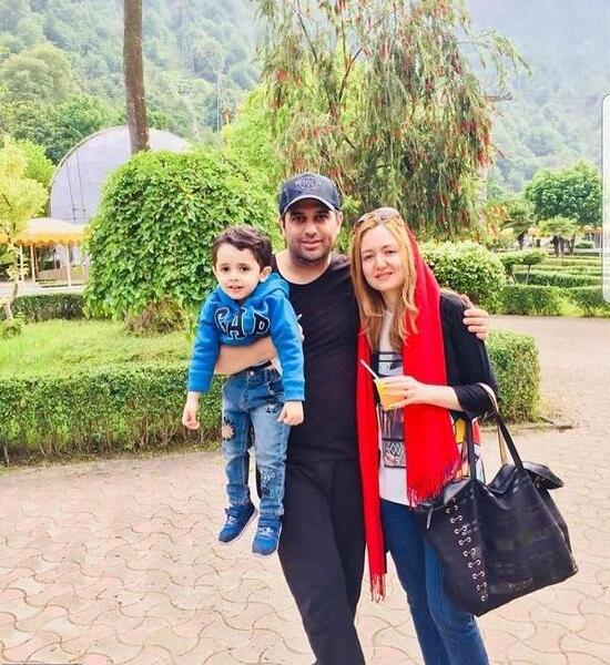 عکس عروسی حمید عسکری و همسرش