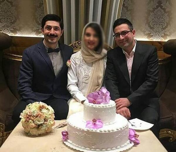 عکس عروسی حمید عسکری و همسرش