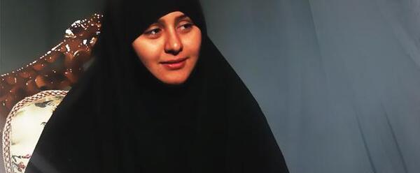 عکس زن شهید حمید سیاهکالی مرادی