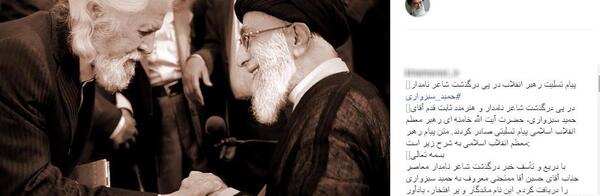 عکس حمید سبزواری شاعر