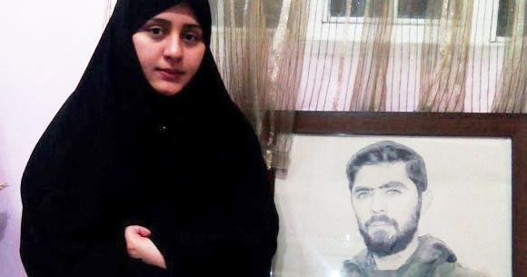 عکس فرزند شهید حمید سیاهکالی مرادی