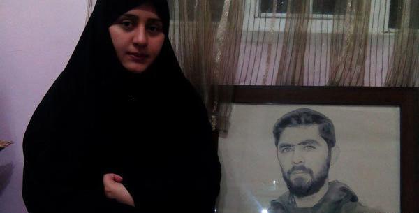 عکس فرزند شهید حمید سیاهکالی مرادی