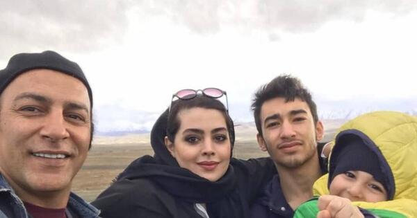 عکس حمیدرضا عطایی با همسرش