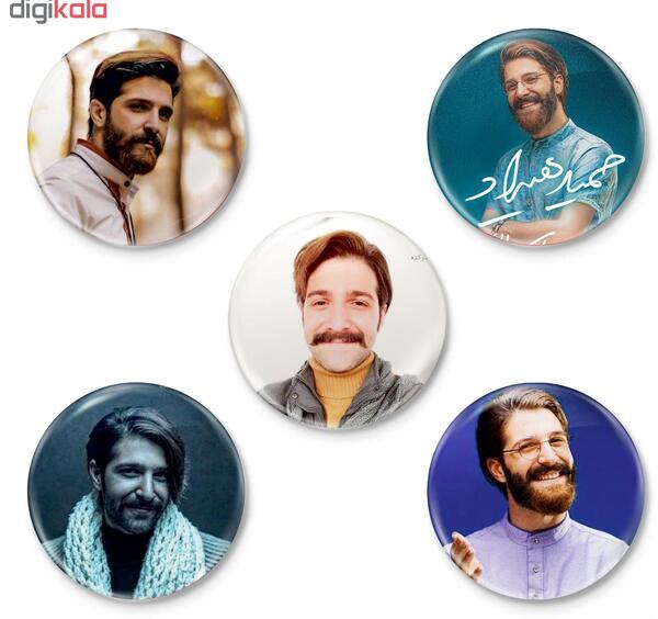 عکس حمید هیراد با شلوارک در قنادی